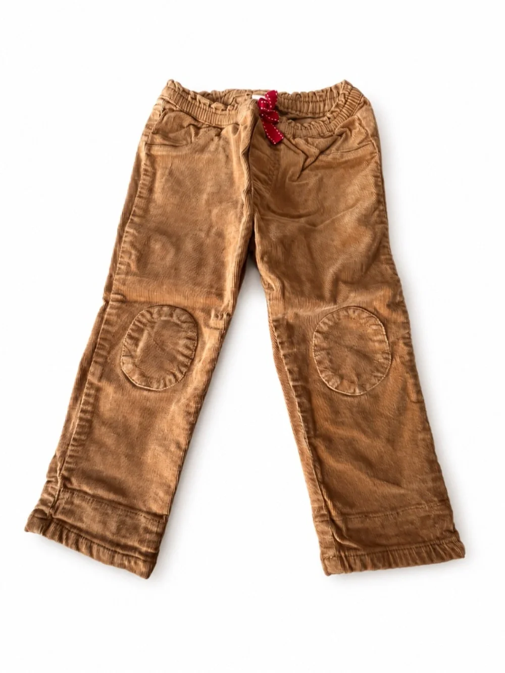 Gymboree Toddler Girls Corduroy Pants Tan Brown Elastic Waist Bow